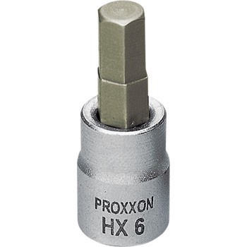 23578 Proxxon Головка с шестигранными вставками на 3/8", 50 мм, HX 6 мм