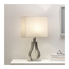 Лампа настольная КЛАБ белый с оттенком ИКЕА, IKEA, фото 2