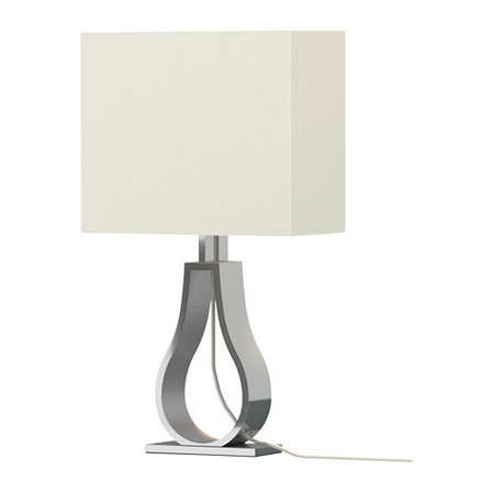 Лампа настольная КЛАБ белый с оттенком ИКЕА, IKEA, фото 2