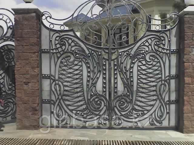 Кованые ворота "фантазия" - фото 1 - id-p909162