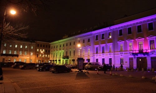 Подсветка фасадов зданий
