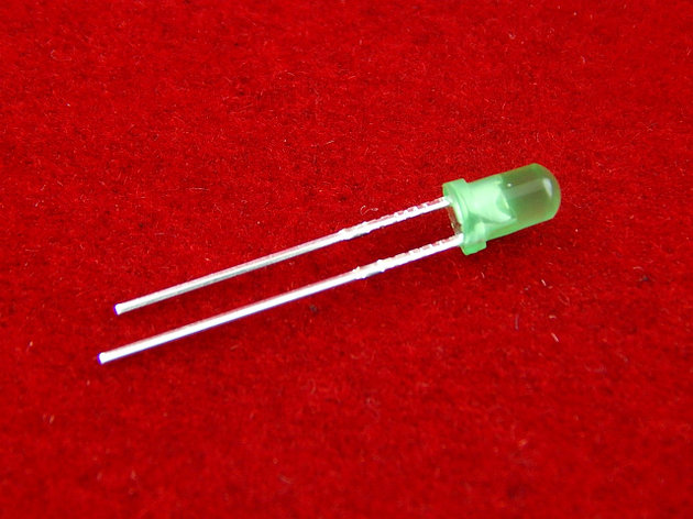Светодиод 3 мм с цветной линзой, фото 2