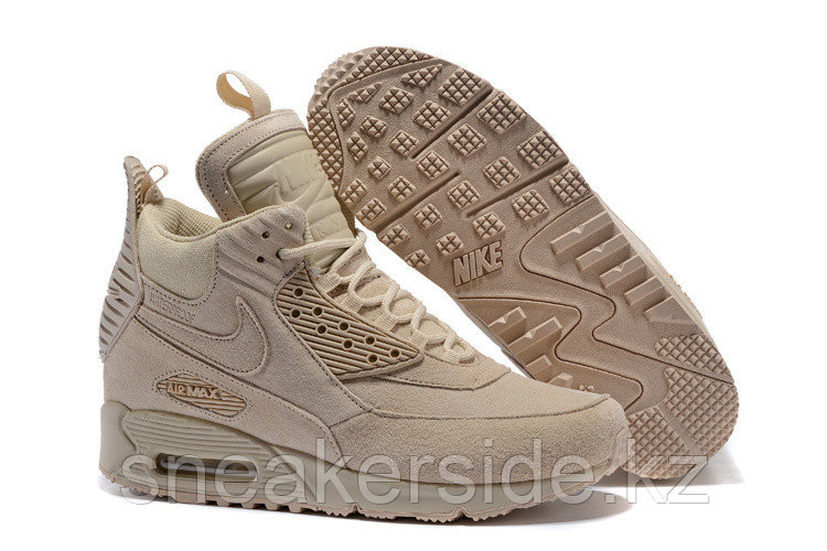 Зимние кроссовки Nikе Air Max 90 Sneakerboot Ice Beige (40-46) - фото 1 - id-p18407192