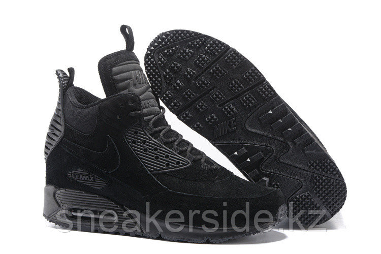 Зимние кроссовки Nikе Air Max 90 Sneakerboot Ice Black (40-46) - фото 1 - id-p18407193