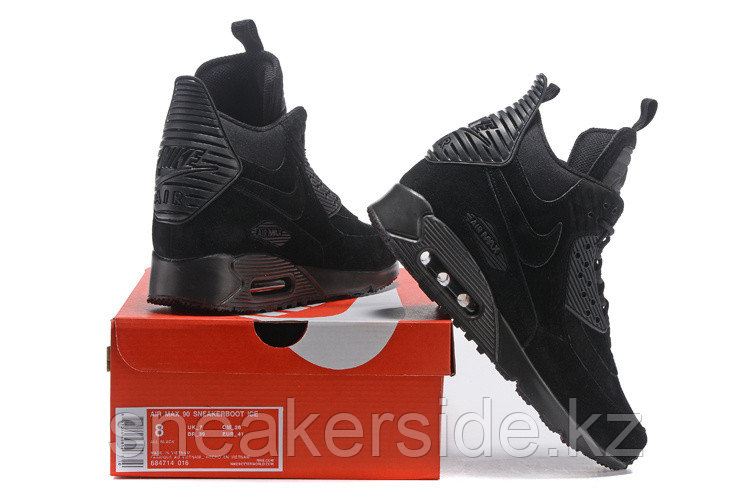 Зимние кроссовки Nikе Air Max 90 Sneakerboot Ice Black (40-46) - фото 5 - id-p18407193