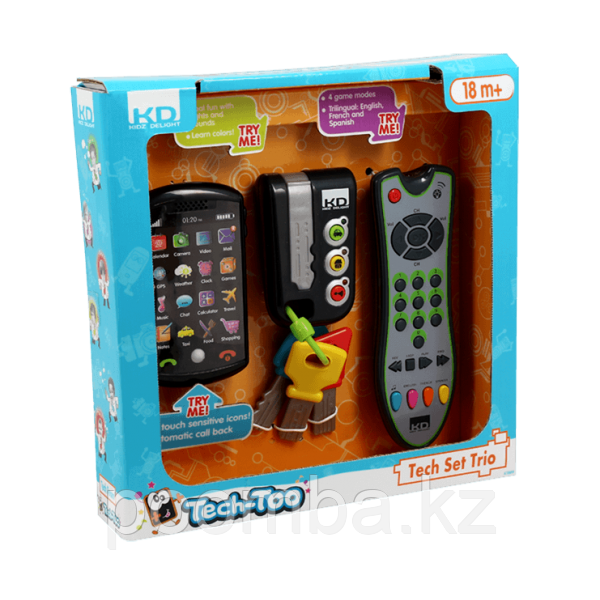 Развивающий подарочный набор 3 в 1 Kidz Delight (T57062)