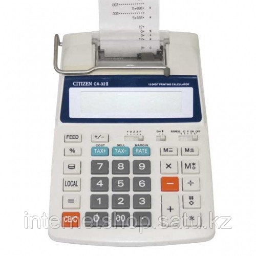 Калькулятор с печатью Citizen CX-32