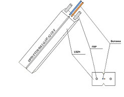 Оптический drop кабель FTTH-2 G.657.A2