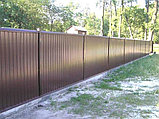 Заборы из профнастила с полимерным покрытием Алматы, фото 6