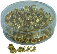 Люверсы для ручного аппарата(piccolo) 250шт, золотистые.