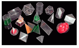 Набор прозрачных геометрических тел с сечениями 