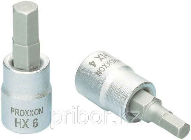 23745 Proxxon Головка с шестигранной битой на 1/4", 33 мм, HX 4 мм