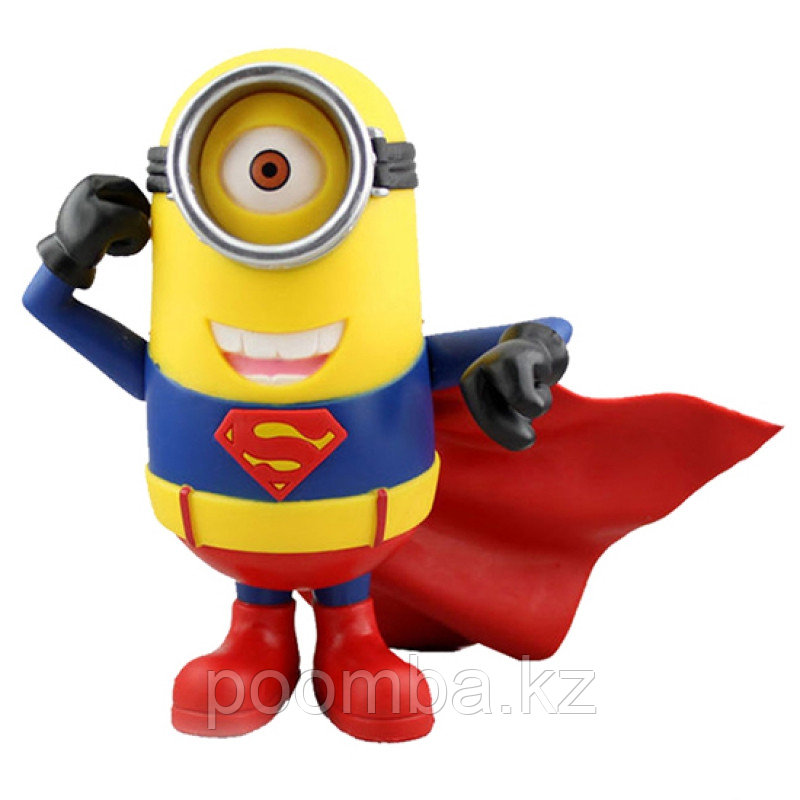 Статуэтка Гадкий Я – Миньон Супермен-Стюарт Синквэй Тойс, Despicable Me – Minion Stuart Superman Costume Statu