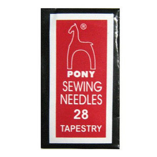 Иглы гобеленовые Pony sewing needles 28 tapestry