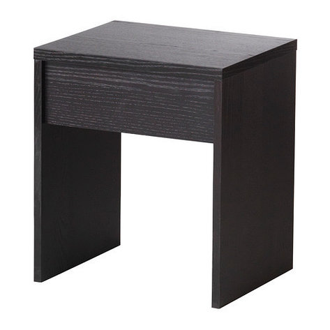 Табурет РАНСБИ черно-коричневый ИКЕА, IKEA, фото 2