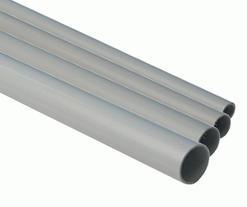 Труба ПВХ гладкая D=50мм легкая (длина 3 метра)