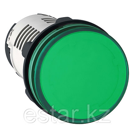 Сигнальная лампа 22ММ 230В зеленая, фото 2