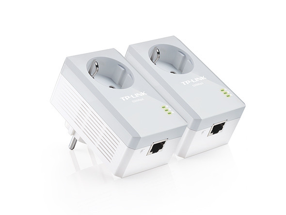 TP-Link TL-PA4010PKIT AV500 Комплект адаптеров Powerline со встроенной электророзеткой - фото 1 - id-p18556842