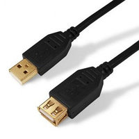 Удлинитель USB AM-AF SHIP, SH7015-3B Hi-Speed USB 2.0, черный, золотое напыление на контактах, 3 метра 5011 Удлинитель USB AM-AF SHIP, SH7015-3B Hi-Speed USB 2.0, черный, золотое напыление на контактах, 3 метра