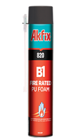 Огнеупорная профессиональная пена B1 850 мл  Akfix