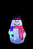Фигура световая "Снеговик в зелёных варежках" 30*20 см