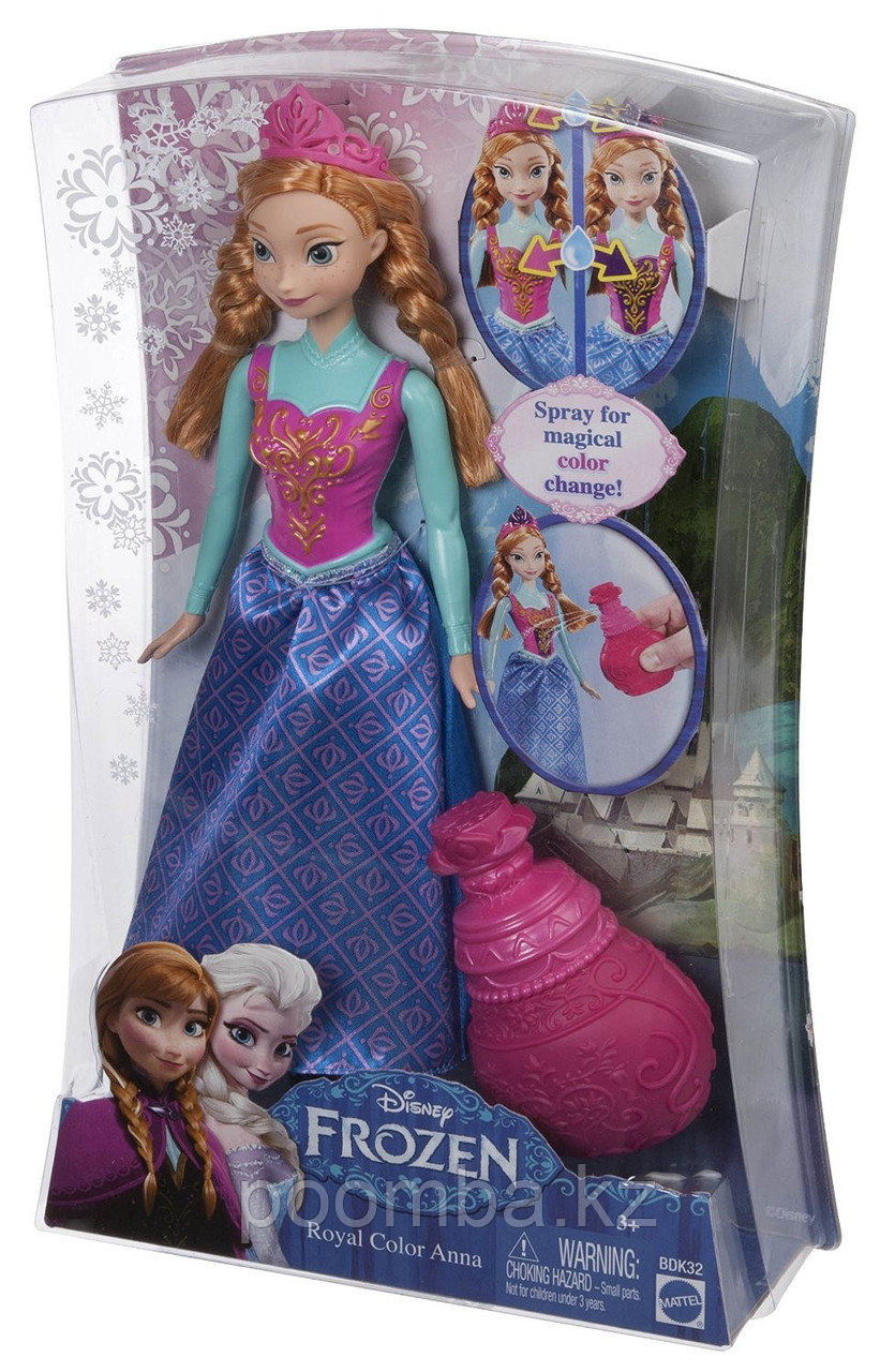 Disney Princess Кукла Анна Холодное сердце в платье, меняющем цвет