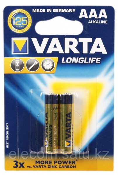 Батарейки Varta LONGLIFE AAA