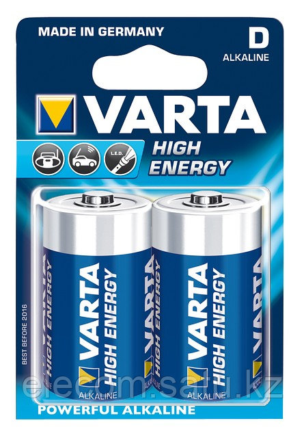 Батарейки Varta HIGH ENERGY D