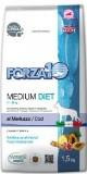 Forza10 Medium Diet оленина и картофель гипоаллергенный корм для взрослых собак средних пород, 1,5кг