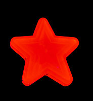 Фигура световая "Звезда красная однотонная" (высота 30 см)
