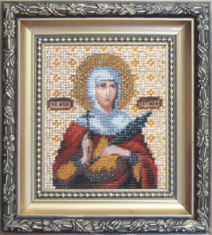 Набор для вышивания бисером "Икона святая мученица Татьяна " Б-1029