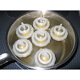 Формы для варки яиц без скорлупы + 1 отделитель желтка, фото 3