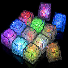 Светящиеся,мигающие кубики льда 12 шт.