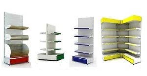 Стеллажи и витрины торговые