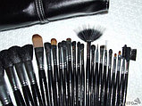 Кисти для макияжа набор 24 штук (черный), фото 5