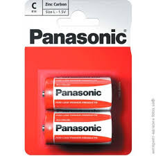 Panasonic R14REL/2BP Батарейка солевая PANASONIC Red Zinc С/2B