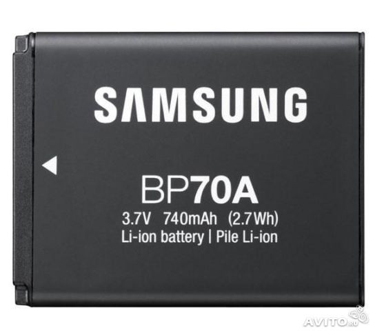 Аккумулятор для фотоаппарата Samsung BP70A