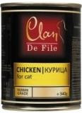 Clan De File 340г Курица консервы для кошек
