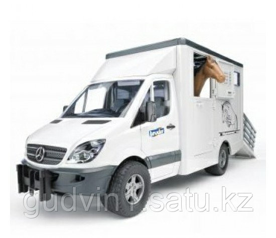MB Sprinter фургон с лошадью Bruder (Брудер) (Арт. 02-533 02533)