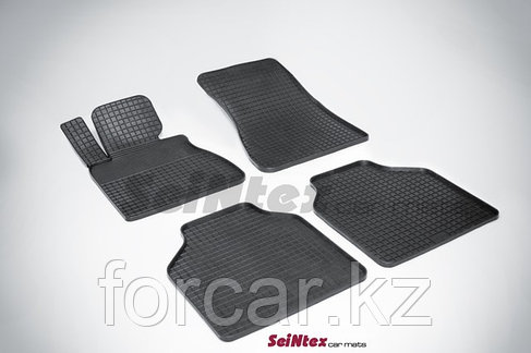 Коврики резиновые (сетка) Seintex в салон BMW X-5 E-70 2007 -, фото 2
