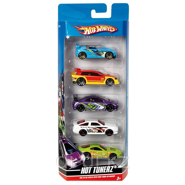 Набор металлических машинок 5 штук Hot Wheels