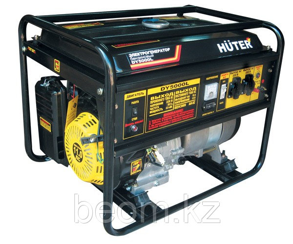 Бензиновый генератор HUTER DY5000L (4000 Вт | 220 В) - фото 2 - id-p523460
