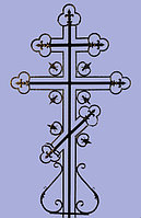 Кованые кресты на тумбе