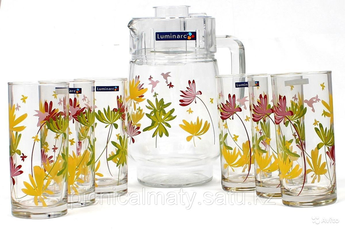 Набор питьевой Luminarc Сrazy flowers 7 пр