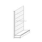 Стеллаж металлический с перфорацией для крючков 2500х1000х500, фото 3