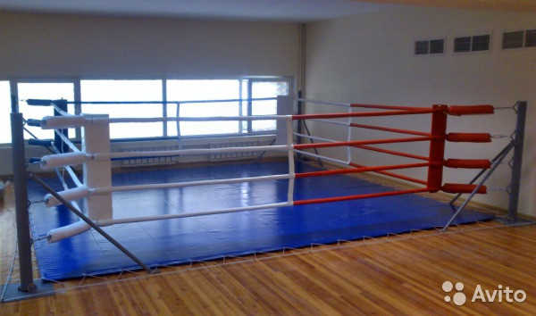 Ринг боксерский на растяжках 7м х 7м (боевая зона 6м х 6м) - фото 2 - id-p19652321