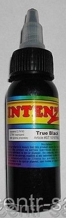 Пигмент черный для тату Intenze