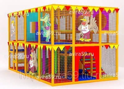 Детский игровой лабиринт. Ферма
