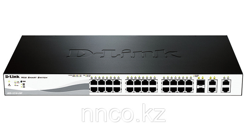 D-Link DES-1210-28P/C1A Настраиваемый комм 24 порта
