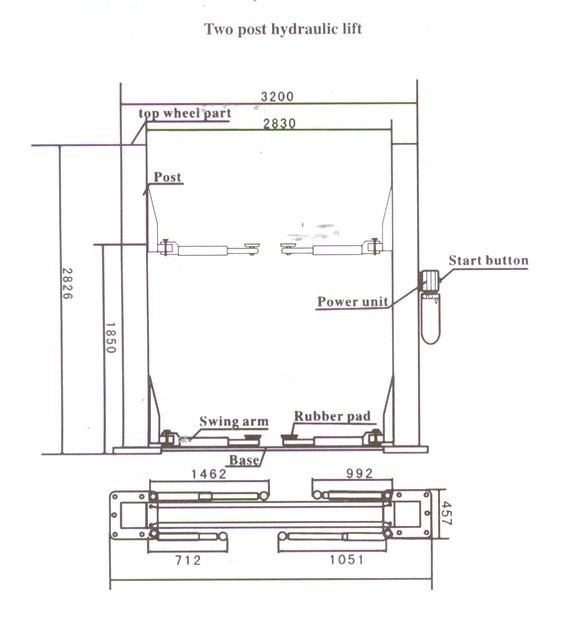 Автоподъемник Sillan PL-4.0-2B 380V грузоподъемность 4 т. Подъемник во всех регионах Казахстана. - фото 5 - id-p358672